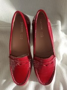 Damskie czerwone mokasyny 37r marki Geox