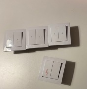 PRZEŁĄCZNIK DO STEROWANIA ROLET BIAŁY