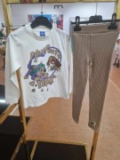 Komplet Psi patrol Skye zestaw bluzka + leginsy prążekr. 122/128