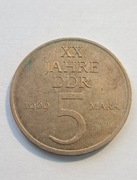 266. Moneta Niemcy 5 marek 1969 rok 