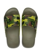 HAVAIANAS Ciabatta Slide Print 4147329.0869 Zielone Moro Klapki męskie 
