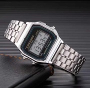 MĘSKI ZEGAREK ELEKTRONICZNY NA BRANSOLECIE STYL RETRO