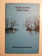 Szlak wodny Krutynia mapa turystyczna 