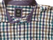 Bugatti koszula w kratę kolorowa męska XXL 3xl