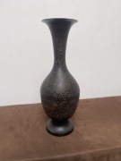 Stary Orientalny Wazon z Mosiądzu