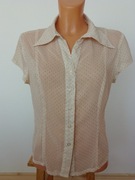 Bluzka w beżowe kropki r. 42 Eivtom