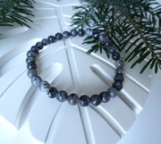 Bransoletka męska Larvikit Rękodzieło kamienie naturalne * CZAROITU CZAR