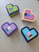 Lego friends Pudełka w kształcie serca, Olivia, Emma,  Mia,  Stephanie 