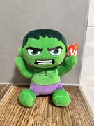 Pluszak maskotka figurka Ty Beanie babies Marvel - Hulk 15cm nowa