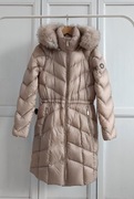 Michael Kors płaszcz puch naturalny beżowy M oryginalny idealny