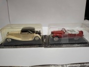 Zestaw dwóch samochodów Bugatti i Lincoln