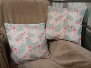 Komplet 2szt poszewki 40x40cm na zakładkę szyte własnoręcznie / bawełna