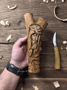 Jezus  rzeźba w drewnie rękodzieło prezent sztuka ludowa 