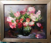 Obraz "kwiaty w wazonie"