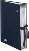 rozszerzalna, sortująca teczka A-Z na dokumenty, 20 przegródek, granatowa