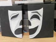 Zestaw obrazów Maski teatralne