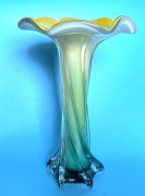 Wazon szklany, wielokolorowy. Szkło ozdobne