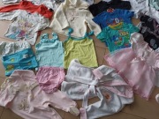 Paka zestaw ubrań dla dziewczynki 50 szt roz. 86