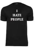 Koszulka z nadrukiem "I hate people"... nowa
