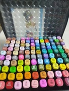 TONGFUSHOP TWIN MARKER 120 SZT DWUSTRONNE MARKERY FLAMASTRY 