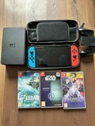 Nintendo Switch OLED - Zestaw z grami