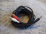 Kabel 2xRCA (cinch) na MiniJack (3,5mm) 5M