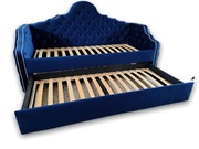 Łóżeczko tapicerowane podwójne 