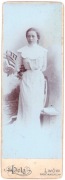 LWÓW~ Ładna dziewczyna -FOTO ADELA- ROBERT SCHALLER-CDV ca. 1900