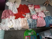 Mega paka ubranek dla dziewczynki rozmiary od 62-110 