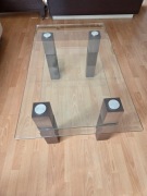 Stolik kawowy szklany  60x100