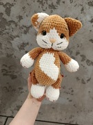 Ręcznie robiony kotek, maskotka, przytulanka Handmade 