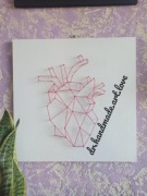 Obraz String Art Serce 40x40 Idealny prezent na święta!