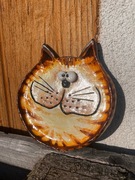 Ręcznie robiona ceramiczna miseczka – kotek
