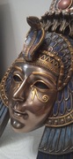 MASKA KLEOPATRY EGIPT FARAON BRĄZ DEKORACJA ŚCIENNA VERONESE VOGLER 