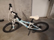 Unibike Mimi 2023 biało-niebieski na kołach 20"