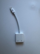 ADAPTER kabel iPhone Lightning Ładowarka SŁUCHAWKI 