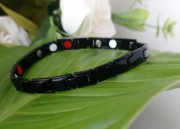 NEGOCJUJ !! Bransoletka magnetyczna UNISEX czarna ZDROWOTNA +PREZENT