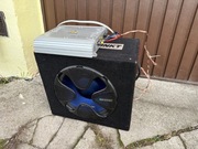 Subwoofer Blaupunkt GT series + wzmacniacz Soling 650W + kable