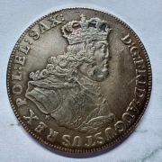 Stara Moneta Polska Królewska Talar Król August III Sas 1762 r.