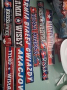 Vlepki paski Wisly Kraków 9szt