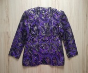 NOWY błyszczący żakiet, marynarka 40 (12 UK)