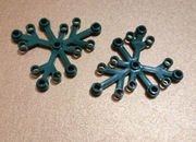 Klocek liść ciemnozielony - 20 szt.