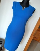 Pronto Moda Vubu włoska klasyczna elegancka sukienka taliowana r. M 38