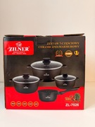 Zestaw garnków marmurkowych Gaz / Indukcja Garnki i Rondel