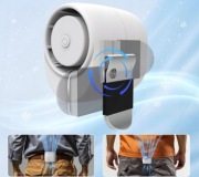 Mini wentylator do paska,plecaka,na klips(77:)