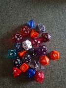 Kostki RPG 23 sztuki