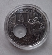 2 srebrne monety 5 dolarów z Palau - 400 lat teleskopu