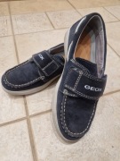 Buty chłopięce - GEOX Respira - granatowe mokasyny - roz. 34