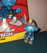 DeAgostini Smerfy figurka + książeczka Smerf strażak