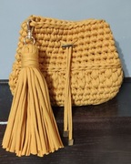 Torebka Worek na szydełku Hand Made